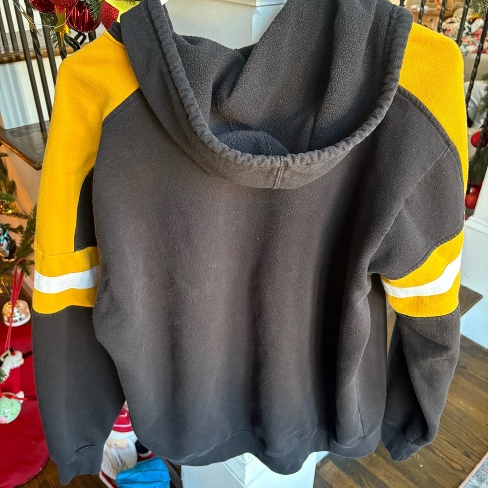 NFL Steelers Men’s Zip Up Hoodie Sweatshirt - Picture 5 of 5